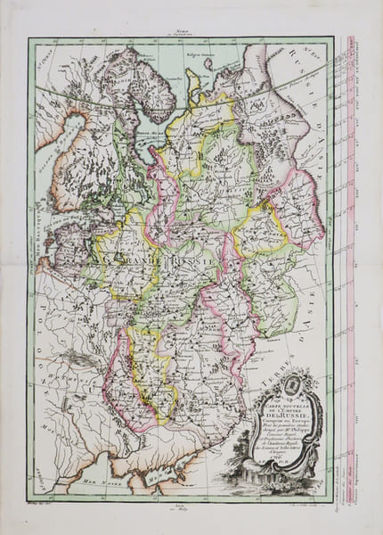 Carte nouvelle de l'empire de la Russie.. PHILIPPE de PRETOT (Etienne-Andr&eacute;).