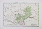 [LANGUEDOC-ROUSSILLON] Carte du Languedoc et du Roussillon.. PHILIPPE de PRETOT (Etienne-André).