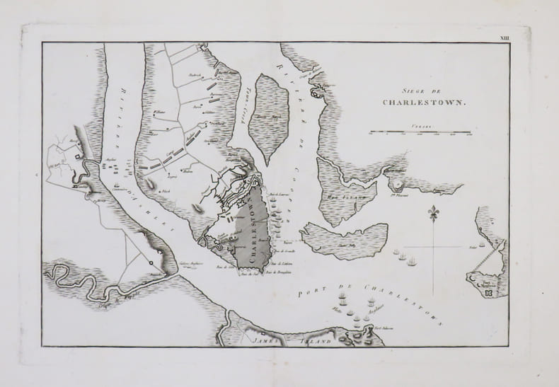[GUERRE d'IND&Eacute;PENDANCE] Si&egrave;ge de Charlestown.. MARSHALL (John).