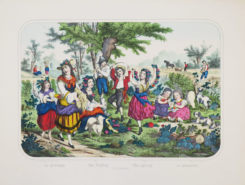 Les quatre Saisons.. BURCKARDT (Charles).