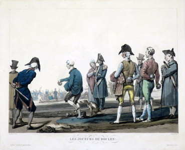 Les Joueurs de boules.