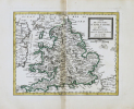 [ANGLETERRE] Carte du royaume d'Angleterre.. NOLIN (Jean-Baptiste).