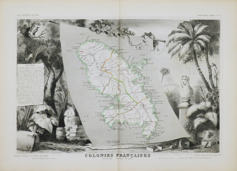  [MARTINIQUE] Colonies françaises. Martinique. Amérique du Sud.. LEVASSEUR (Victor).