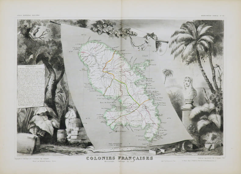  [MARTINIQUE] Colonies fran&ccedil;aises. Martinique. Am&eacute;rique du Sud.. LEVASSEUR (Victor).