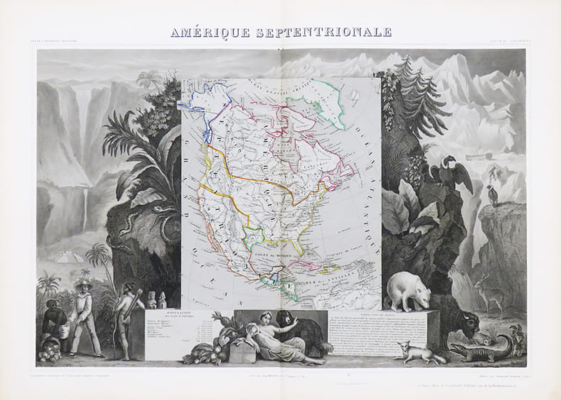  Am&eacute;rique septentrionale.. LEVASSEUR (Victor).