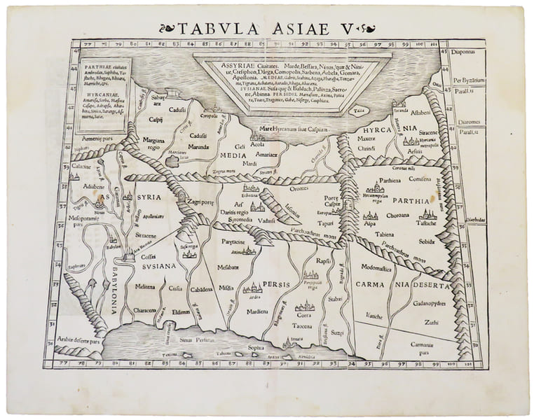  [G&Eacute;ORGIE/AZERBA&Iuml;DJAN] Tabula Asi&aelig; V.. M&Uuml;NSTER (Sebastian).