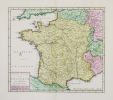  Nieuwe kaart van Frankryk.. TIRION (Isaak).