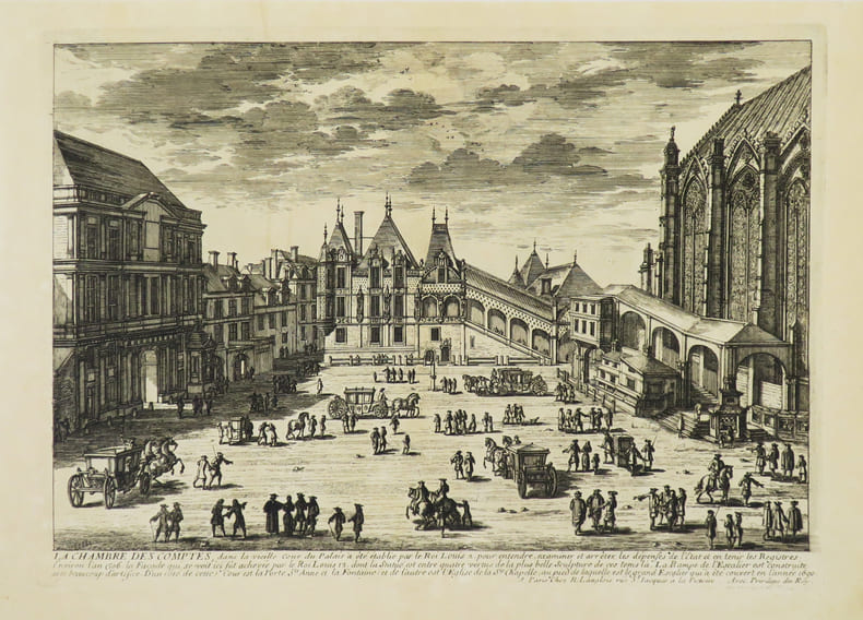  [PALAIS DE JUSTICE] La Chambre des Comptes.. PERELLE (Gabriel).