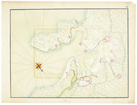 [Plan manuscrit de la rade de Toulon].