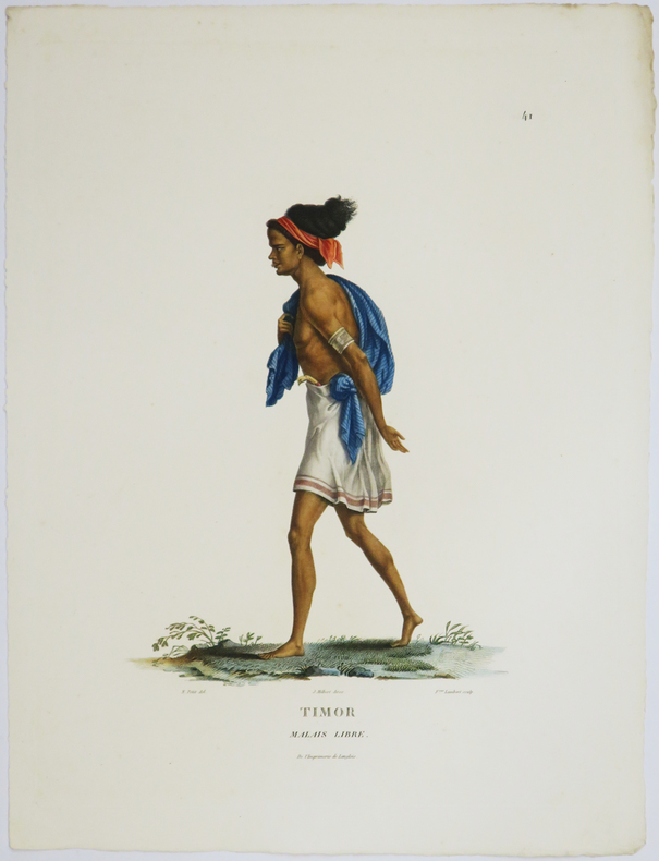  [INDONÉSIE/TIMOR] Timor. Malais libre.. FREYCINET (Louis-Claude Desaulses de).