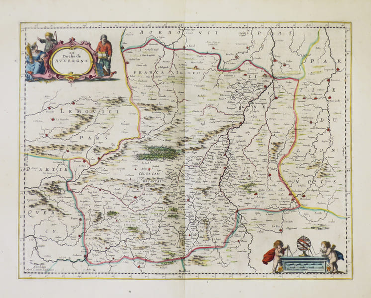  [AUVERGNE] Le duch&eacute; de Auvergne.. JANSSON (Johannes).