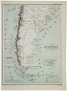  [PATAGONIE] Carte de la Patagonie (Confédération argentine). . HAUSERMANN (Rémi).