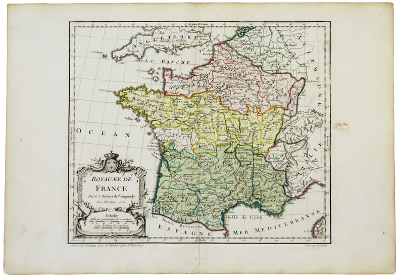  Royaume de France.. ROBERT de VAUGONDY (Didier).