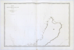  [GUAM] Carte particulière de l'île Guam (1ère feuille) - Carte particulière de l'île Guam (2me feuille).. FREYCINET (Louis-Claude Desaulses de) & ...