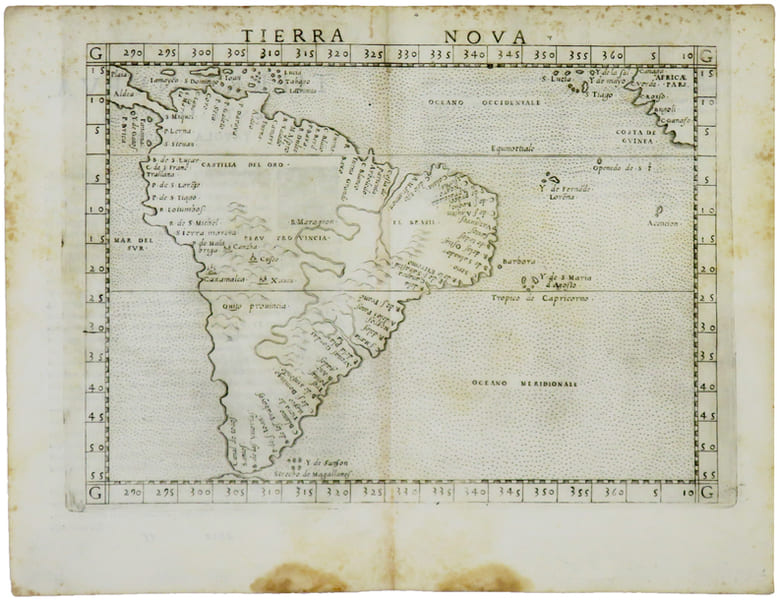  Tierra nova.. RUSCELLI (Girolamo) & PTOL&Eacute;M&Eacute;E (Claude).
