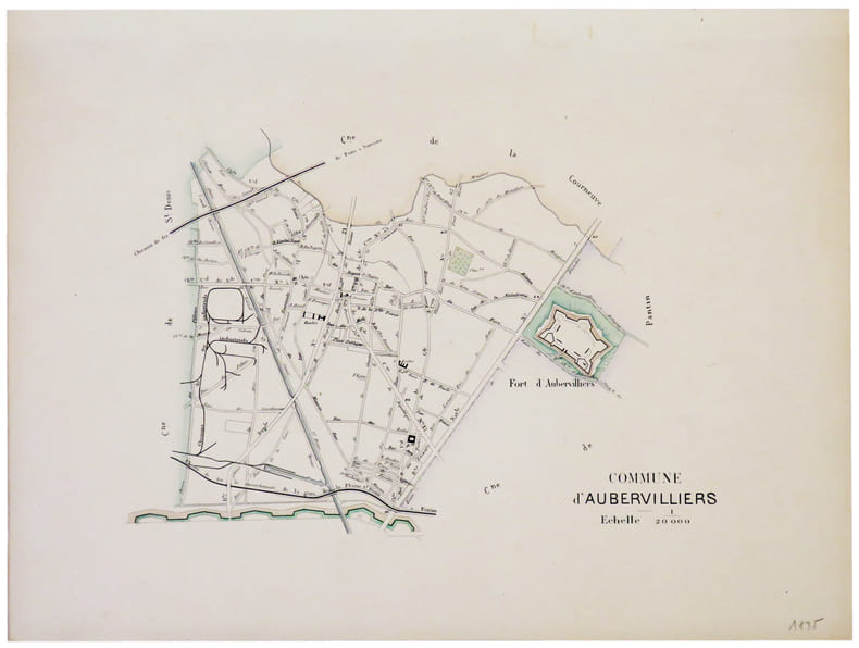  [AUBERVILLIERS] Commune d'Aubervilliers.. ANONYME.
