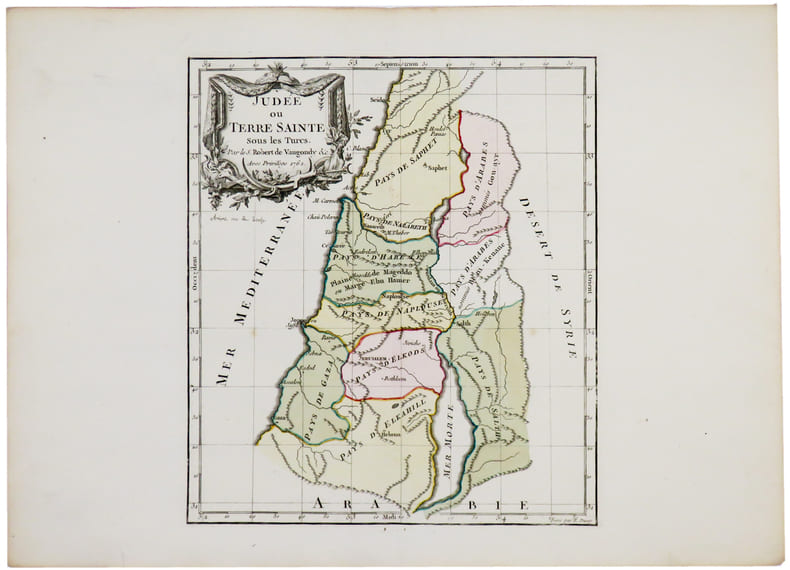  Jud&eacute;e ou Terre Sainte.. ROBERT de VAUGONDY (Didier).