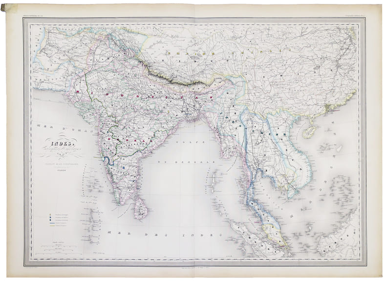  Indes, Colonies anglaises.. DUFOUR (Auguste-Henri).
