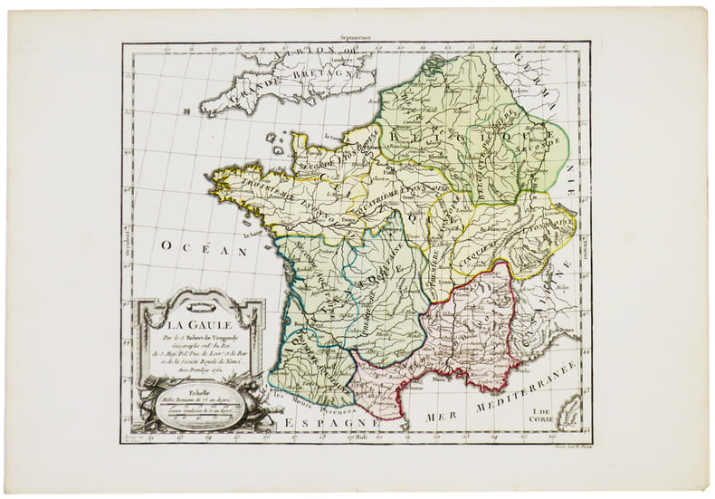  La Gaule.. ROBERT de VAUGONDY (Didier).