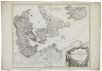  [DANEMARK] Carte du royaume de Danemarck divisé en ses différents états.. DELAFOSSE (Jean-Baptiste).