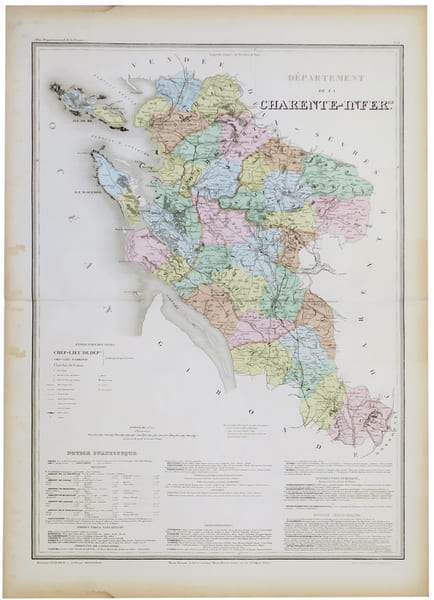  [CHARENTE-MARITIME] D&eacute;partement de la Charente Inf&eacute;r.re.. DUFOUR (Auguste-Henri).