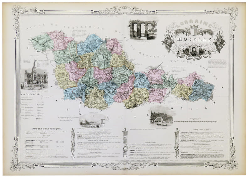  [MOSELLE] Lorraine. Moselle.. DUFOUR (Auguste-Henri).