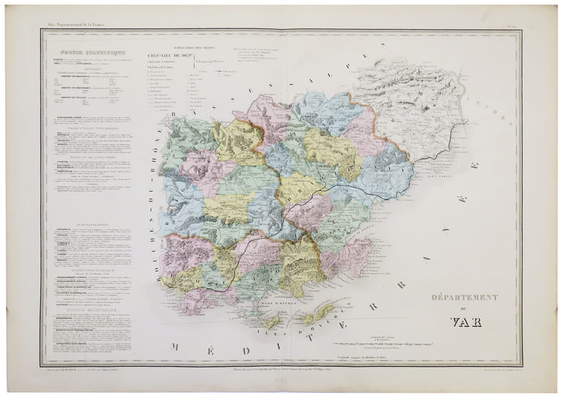 [VAR] D&eacute;partement du Var.. DUFOUR (Auguste-Henri).