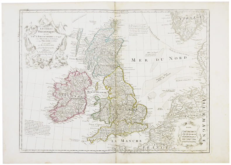  Les Isles Britanniques.. L'ISLE (Guillaume de).