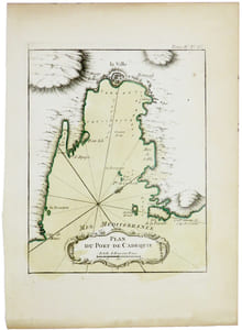 [CADAQUÉS] Plan du port de Cadequie.