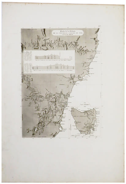  [AUSTRALIE/TASMANIE] Partie de la colonie de la Nouvelle-Galles du Sud, &agrave; la Nouvelle-Hollande.. FREYCINET (Louis-Claude Desaulses de).