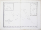  [ÎLES FIDJI] Carte de l'archipel des Îles Viti reconnues par le Cap.ne de frégate Dumont d'Urville.. DUMONT D'URVILLE (Jules-Sébastien-César).