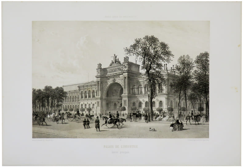  Palais de l'Industrie. Entr&eacute;e principale.. BENOIST (Philippe).