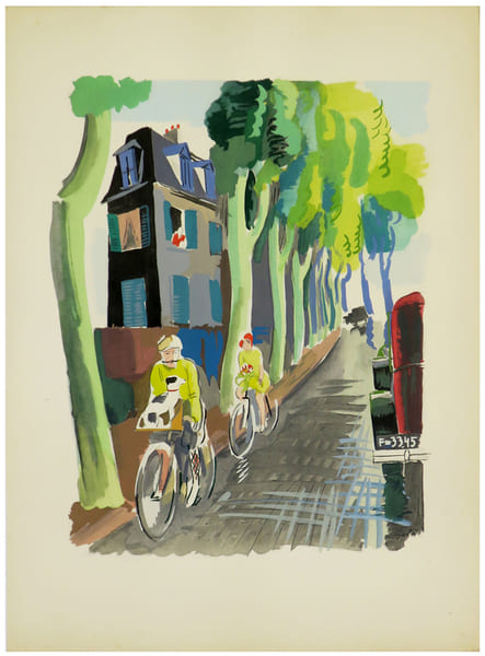  [LA BICYCLETTE].. UZELAC (Milivoy).
