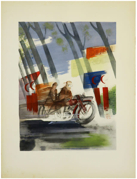  [LA MOTOCYCLETTE].. UZELAC (Milivoy).