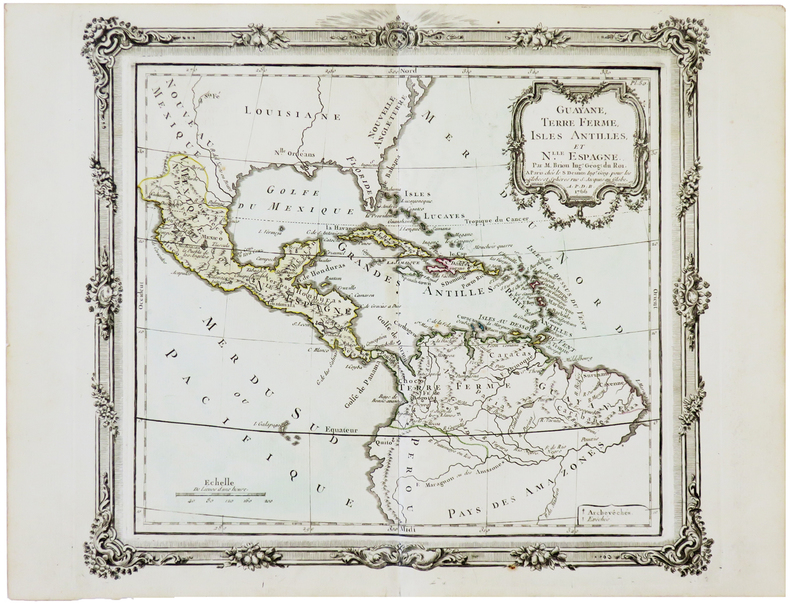  Guayane, Terre Ferme, Isles Antilles et N.elle Espagne.. BRION de la TOUR (Louis).