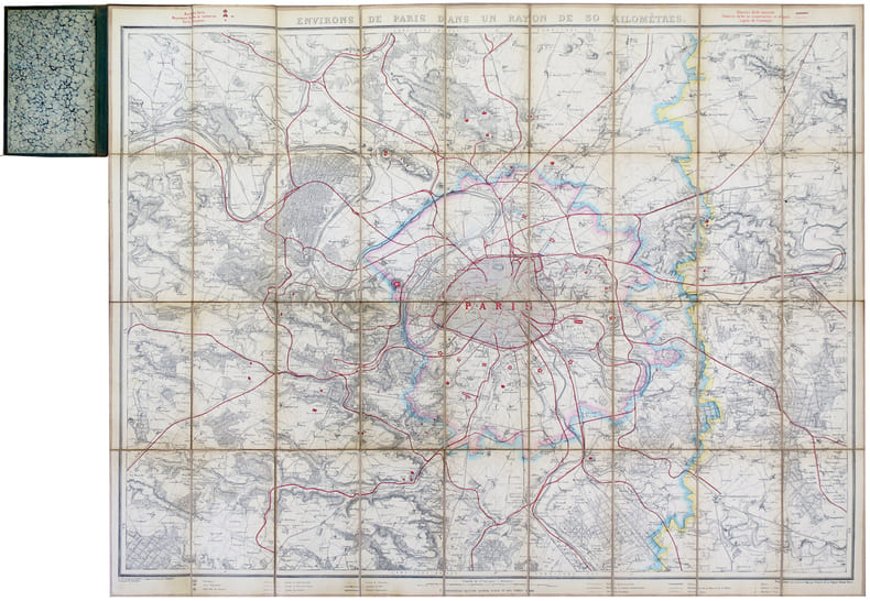  Environs de Paris dans un rayon de 30 kilom&egrave;tres.. ANDRIVEAU-GOUJON (Eug&egrave;ne).