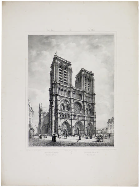  Notre-Dame. Cath&eacute;drale de Paris - Notre-Dame. Paris' Cathedral.. BENOIST (Philippe) & JACOTTET (Louis-Julien).