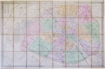  Plan géométral de Paris à l'échelle de 0.001 pour 10 mêtres (1/10,000).. ANDRIVEAU-GOUJON (Eugène).