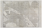  Nouveau plan itinéraire de la ville de Paris divisé en 12 arr. avec tous les édifices publics.. MAIRE (Nicolas).
