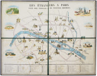 Les étrangers à Paris. Visite avec itinéraire à ses principaux monuments.