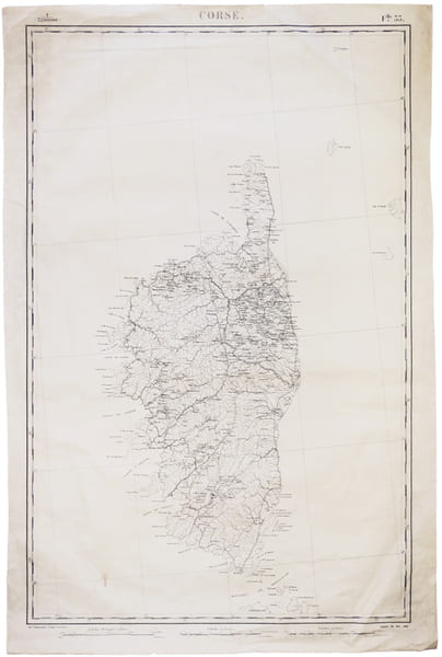  CORSE.. D&Eacute;P&Ocirc;T de la GUERRE.