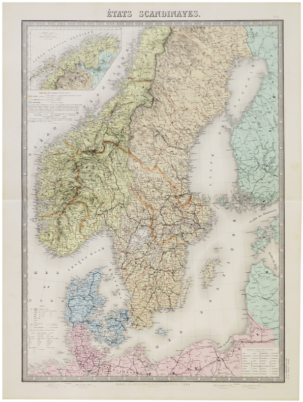  États scandinaves.. ANDRIVEAU-GOUJON (Eugène).