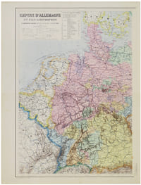 Empire d'Allemagne et pays limitrophes.