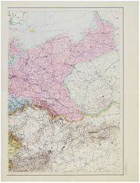 Empire d'Allemagne et pays limitrophes.