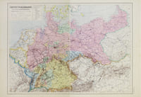 Empire d'Allemagne et pays limitrophes.