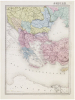  Carte de l'Europe orientale comprenant la Russie d'Europe, l'Empire ottoman et la Grèce.. ANDRIVEAU-GOUJON (Eugène).