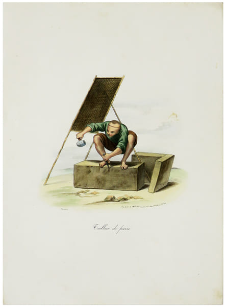 Tailleur de pierre.. MALPI&Egrave;RE (D. Bazin de).