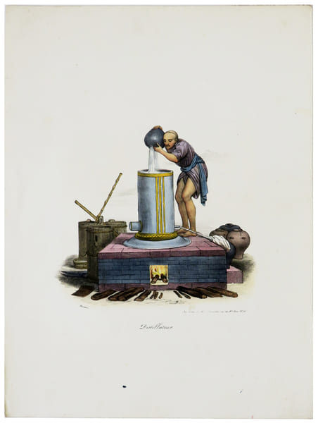  Distillateur.. MALPI&Egrave;RE (D. Bazin de).