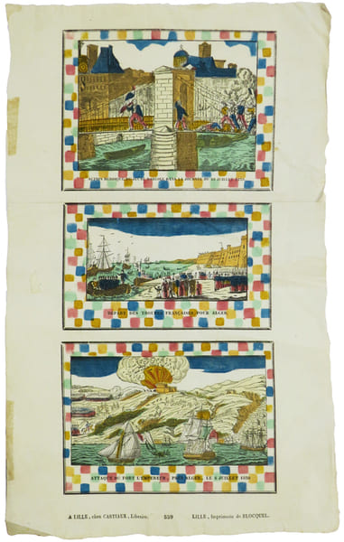  Action h&eacute;ro&iuml;que du jeune Darcole dans la journ&eacute;e du 28 juillet 1830 - D&eacute;part des troupes fran&ccedil;aises pour Alger - Attaque du Fort l'Empereur, pr&egrave;s ...