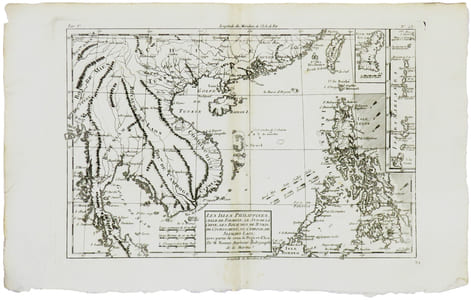 Les Isles Philippines, celle de Formose, le sud de la Chine, les royaumes de Tunkin, de Cochinchine, de Camboge, de Siam, de Laos ; avec partie de ceux de Pegu et d'Ava.